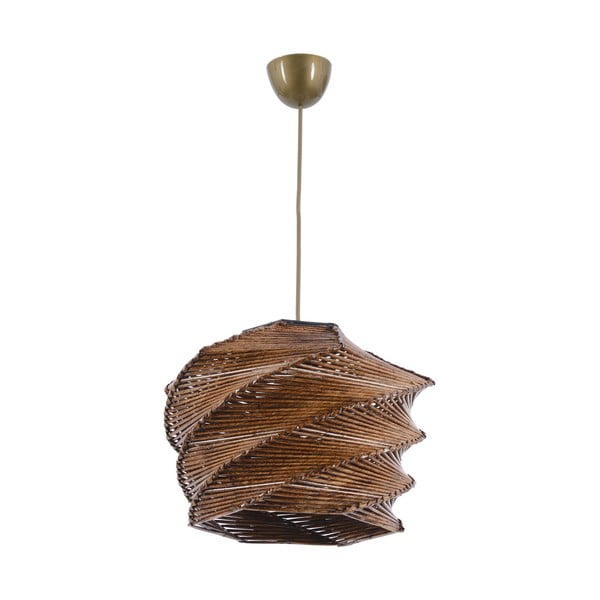 Svetlohnedé závesné svietidlo ø 32 cm Ruche – Opviq lights-image-2