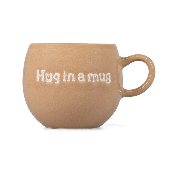Hnedý kameninový hrnček 420 ml Muggies – Salt&Pepper