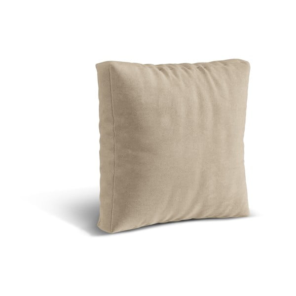 Béžový zamatový vankúš k modulárnej pohovke Martina – Micadoni -image-1