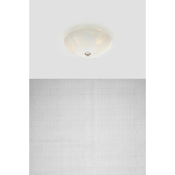 Biele stropné svietidlo so skleneným tienidlom ø 43 cm Blad – Markslöjd-image-1