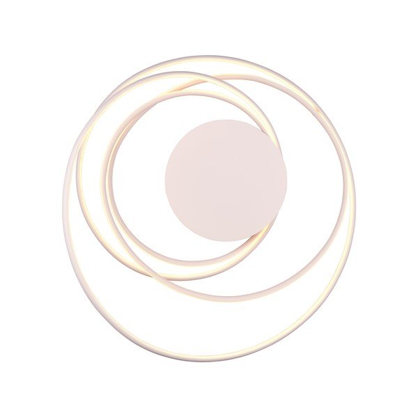 Biele LED stropné svietidlo s kovovým tienidlom Nala – Trio Select-image-4