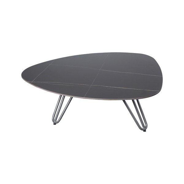 Záhradný odkladací stolík s doskou z kameňa 88x110 cm Alina – Garden Pleasure