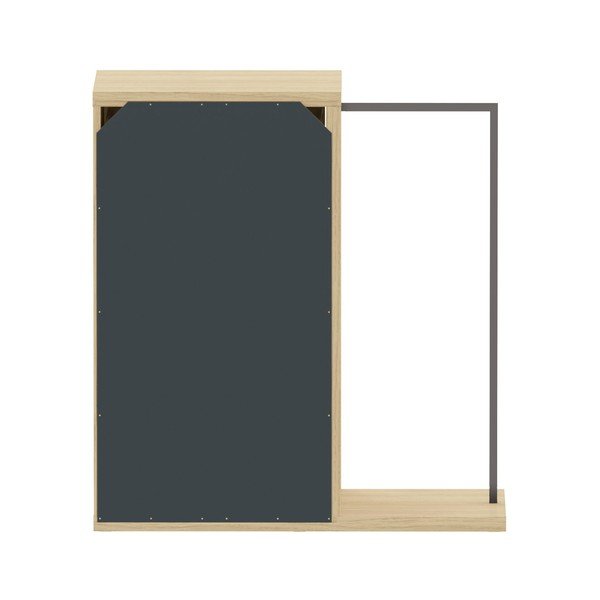 Nízka šatníková skriňa v dekore duba 105x113 cm Hugo - TemaHome - TemaHome-image-4