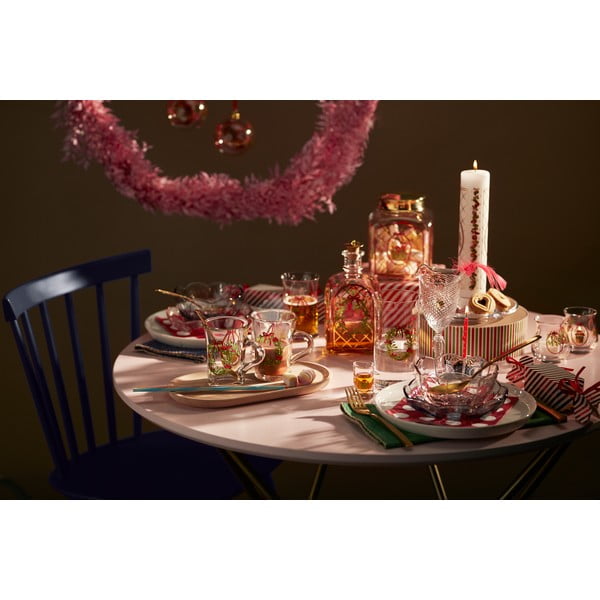 Sklenená ručne fúkaná vianočná ozdoba ø 8 cm Annual Christmas Bauble 2025 – Holmegaard-image-4