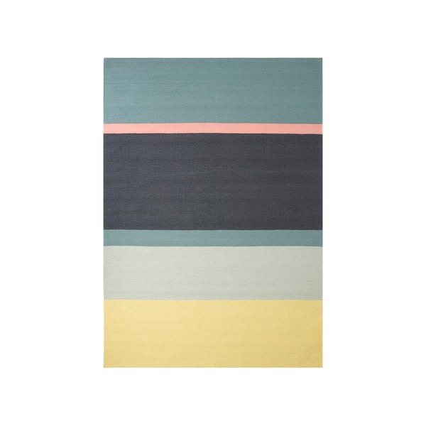 Vlnený koberec Linie Design Lux Yellow, 140 x 200 cm