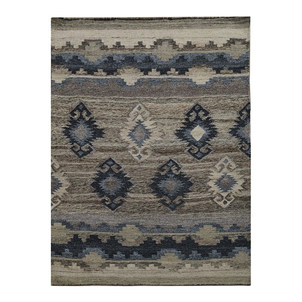 Ručne tkaný koberec Bakero Kilim Natural 34, 180 x 120 cm