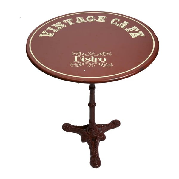 Kovový stolík Antic Line Vintage Cafe, ⌀ 61,5 cm