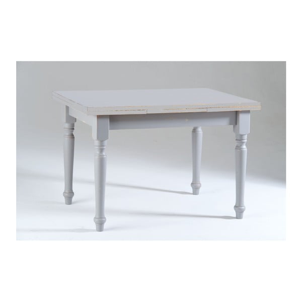 Sivý drevený rozkladací jedálenský stôl Castagnetti Corinne, 120 x 80 cm
