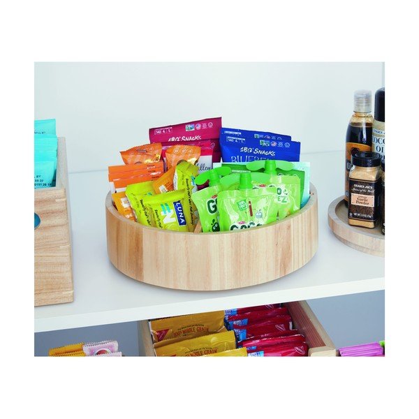 Otočný drevený organizér na koreničky Merry-go-round – iDesign/The Home Edit-image-1