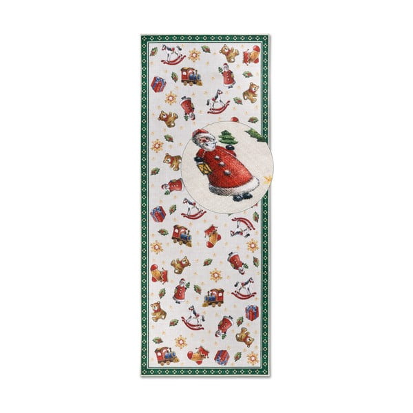 Zelený behúň s vianočným motívom 80x200 cm Green Christmas – Villeroy&Boch