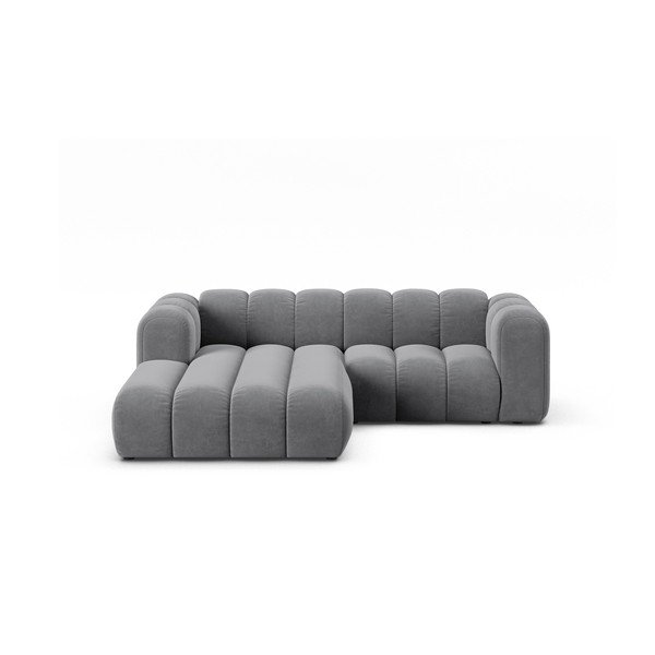 Svetlosivá rohová pohovka (ľavý roh) Lupine – Micadoni Home