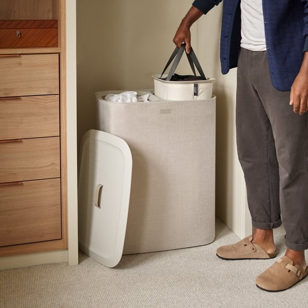 Látkový kôš na bielizeň 45+45 l Tota – Joseph Joseph-image-1