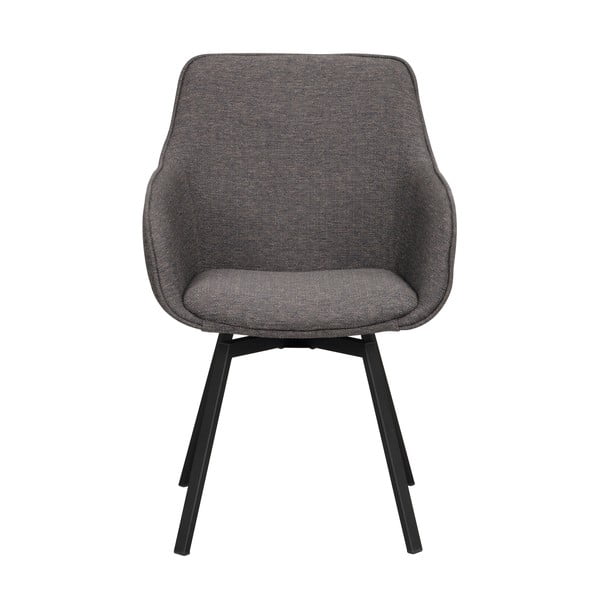 Sivé čalúnené jedálenské kreslá v súprave 2 ks Alison – Rowico-image-2