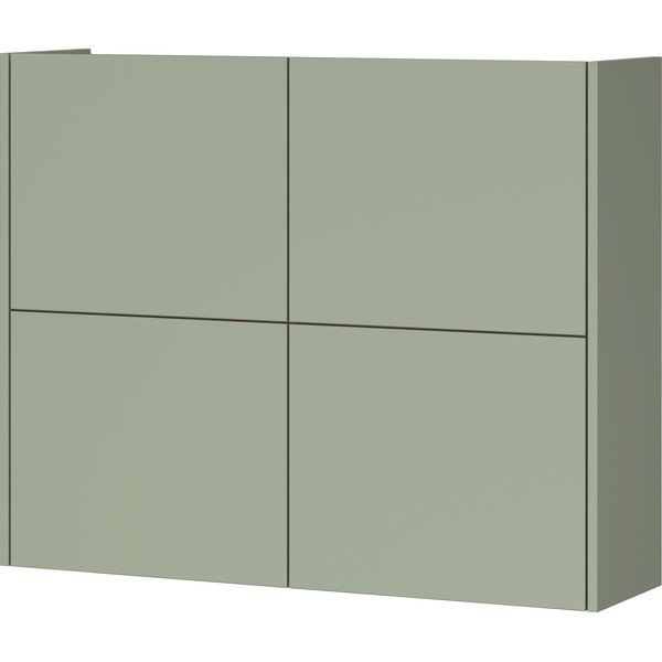 Sivozelená matná závesná skrinka 97x79x27 cm Binetto – Germania
