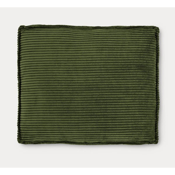 Zelený menčestrový vankúš na gauč Blok – Kave Home-image-4