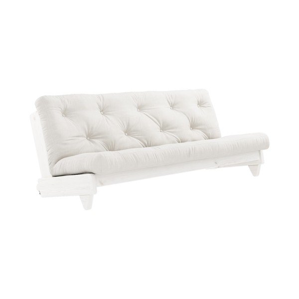 Rozkladacia pohovka so svetlobéžovým poťahom Karup Design Fresh White/Natural-image-1