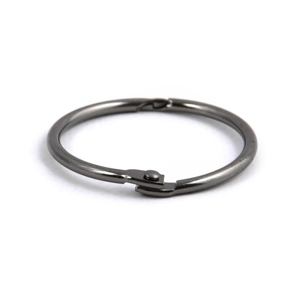 Matne čierne krúžky k sprchovému závesu v súprave 12 ks Ringo Small – Spirella-image-4