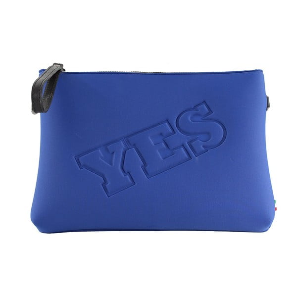 Neoprénová listová kabelka Yes/No, modré