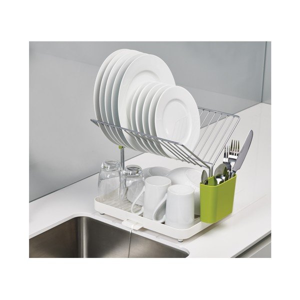 Zeleno-biely odkvapávač na riad Joseph Joseph Y-Rack-image-3