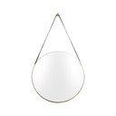 Nástenné zrkadlo s rámom v zlatej farbe PT LIVING Balanced, ø 47 cm