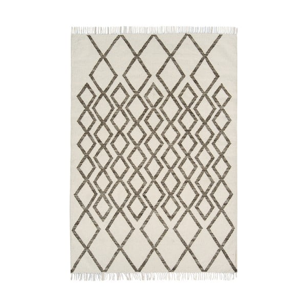 Béžovo-sivý koberec Asiatic Carpets Hackney Diamond, 160 x 230 cm