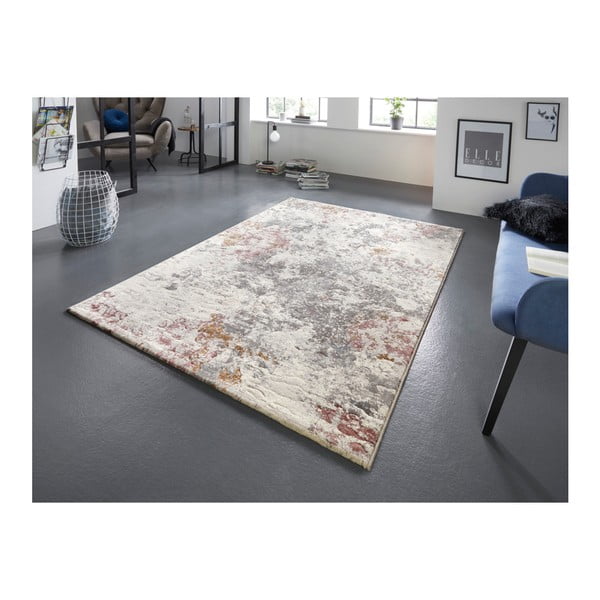 Svetlomodro-sivý koberec Elle Decoration Arty Fontaine, 160 × 230 cm-image-1