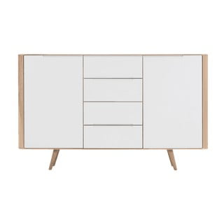 Komoda z dubového dreva Gazzda Ena Two, 180 × 42 × 110 cm