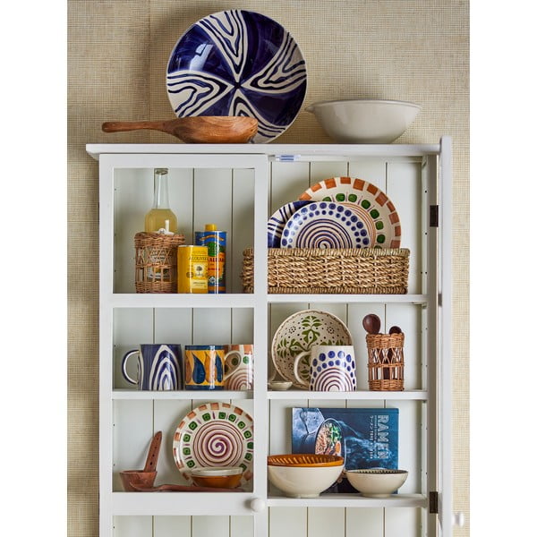 Tmavomodro–béžový hrnček z kameniny 515 ml Shama – Bloomingville-image-2