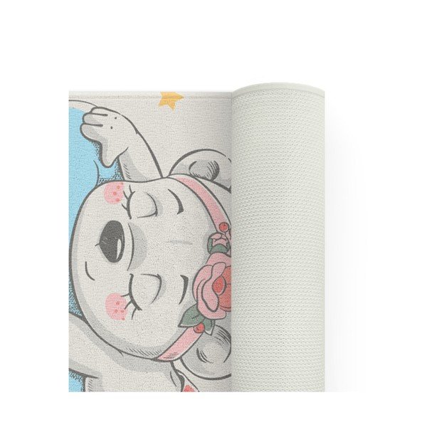 Biely detský koberec 80x140 cm Happy Dreams – Oyo Concept-image-4