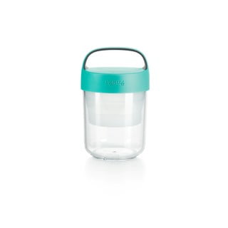 Dóza na polievku s tyrkysovomodrým viečkom Lékué To Go, 400 ml