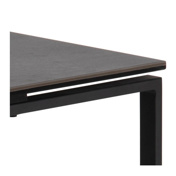 Súprava 3 čiernych konferenčných stolíkov so železným nohami Actona Katrine-image-4