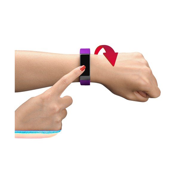 Ružovo-čierny bluetooth fitness náramok s dotykovým displejom CellularLine-image-2