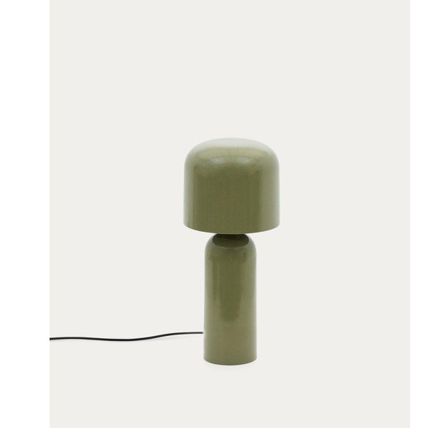 Zelená kovová stolová lampa (výška  38 cm) Monze – Kave Home-image-4