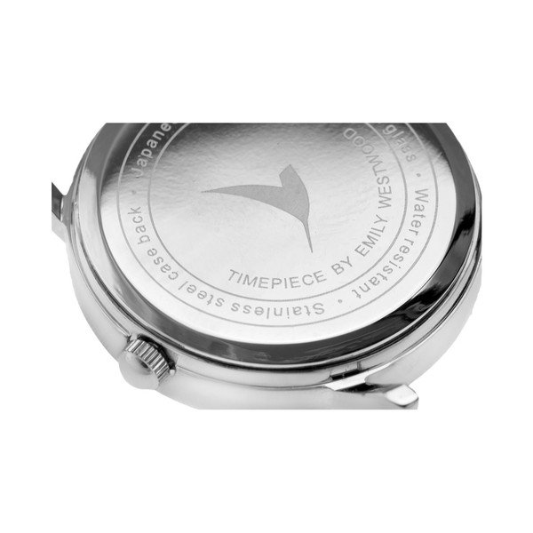 Dámske hodinky so sivým remienkom z antikoro ocele Emily Westwood Bussiness-image-3