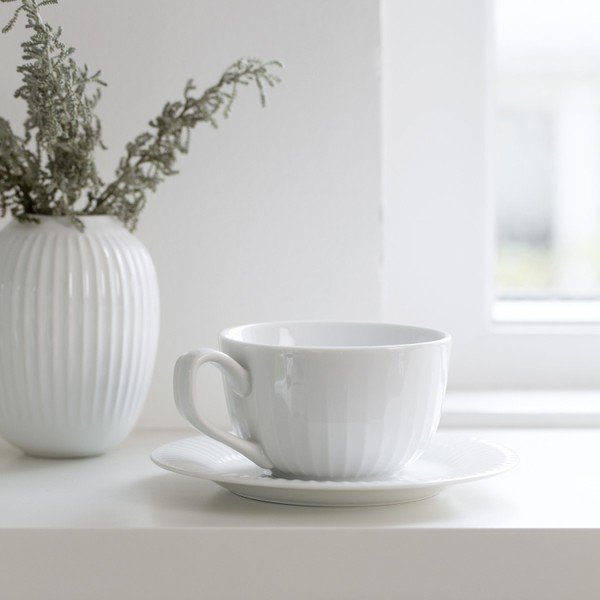 Biela porcelánová šálka Kähler Design Hammershoi, 250 ml-image-2