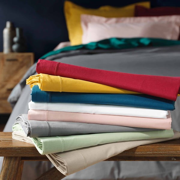 Čierna bavlnená plachta 180x290 cm Lina – douceur d'intérieur-image-3