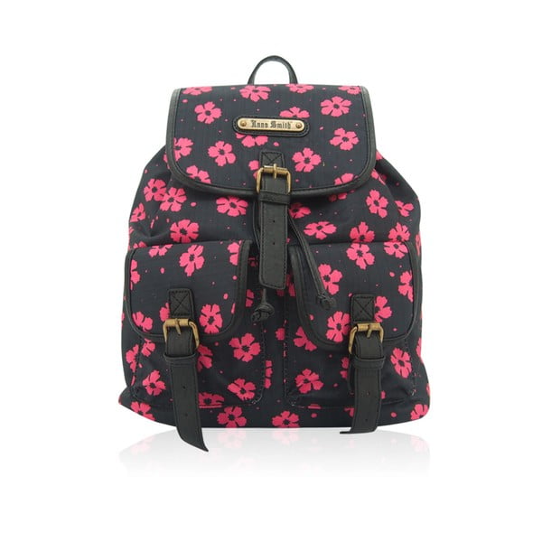 Batoh Anna Smith A4097DF Black and Pink