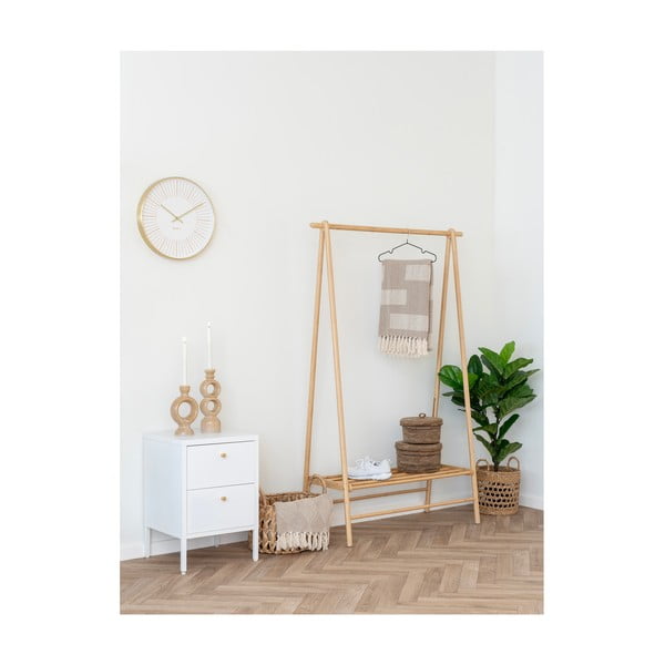 Svetlohnedá deka z recyklovanej bavlny 130x180 cm Adana – House Nordic-image-1