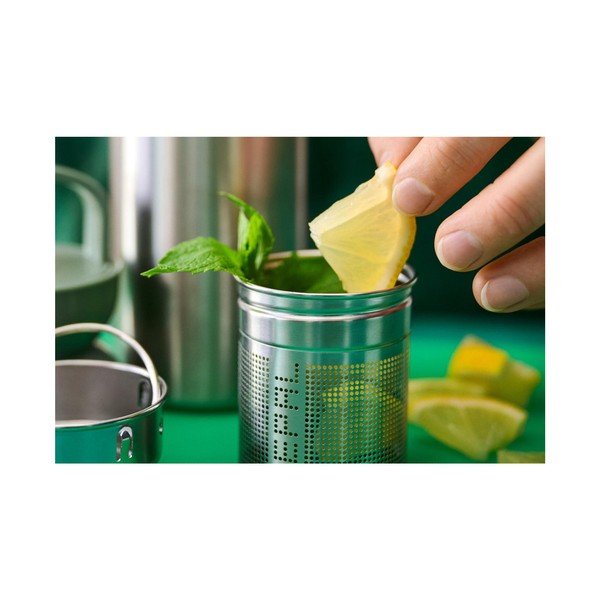 Termofľaša z nehrdzavejúcej ocele v striebornej farbe/šalviová zelená 500 ml Ellipse – Mepal-image-4