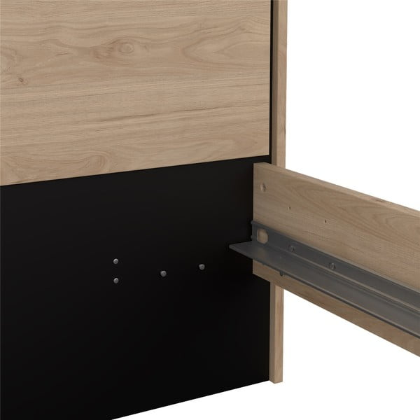 Dvojlôžková posteľ bez roštu v prírodnej farbe 160x200 cm Ry – Tvilum-image-4