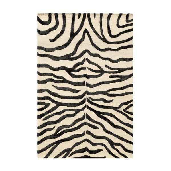 Koberec Bakero Zebra Black, 122 × 183 cm