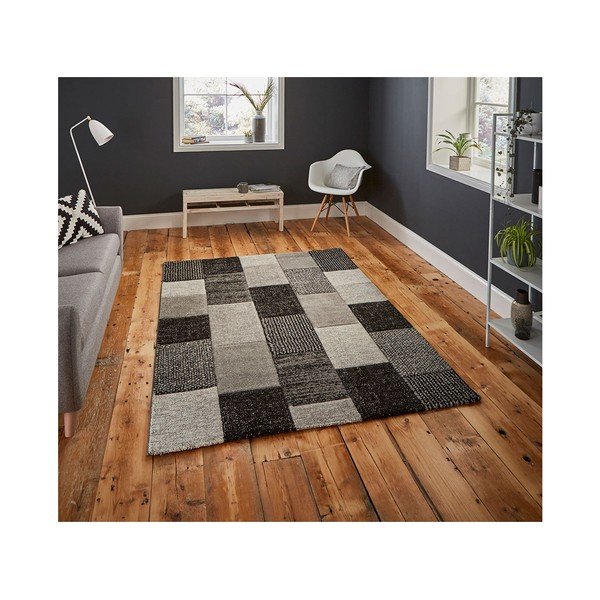 Sivý koberec Think Rugs Brooklyn, 160 × 220 cm-image-1