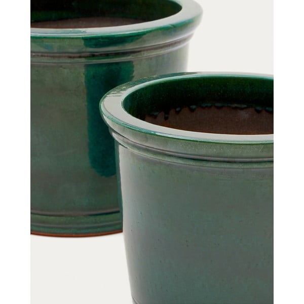 Kvetináče z terakoty v súprave 2 ks ø 47 cm Presili – Kave Home-image-4