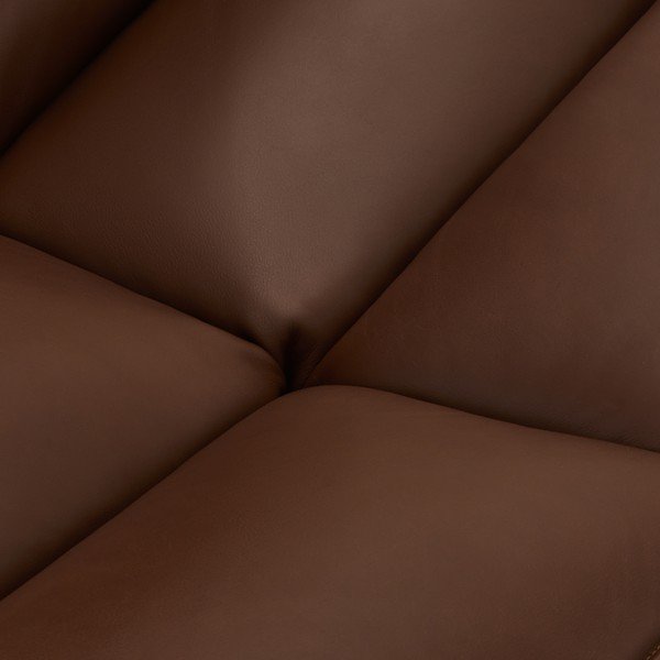 Tmavohnedé kožené kreslo Miami – Furnhouse-image-1