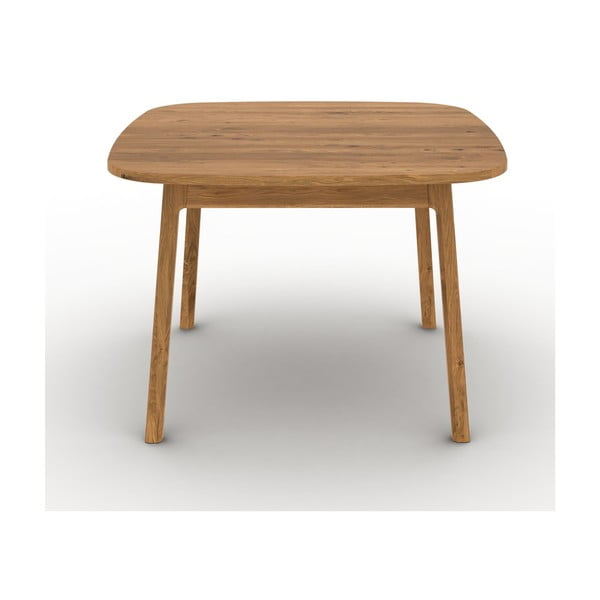 Jedálenský stôl z dubového dreva v prírodnej farbe 90x120 cm Twig – The Beds