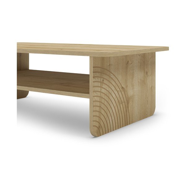 Konferenčný stolík s doskou v dubovom dekore v prírodnej farbe 60x110 cm Daira – Marckeric-image-4