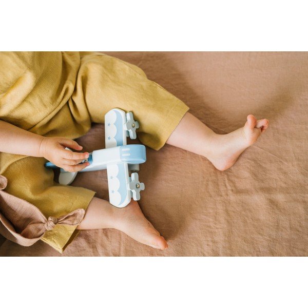 Detská oranžová ľanová plachta Linen Tales Nature, 90 x 200 cm-image-2