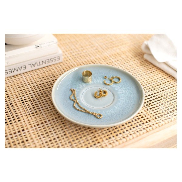 Tyrkysovomodrý porcelánový tanierik Villeroy & Boch Like Crafted, ø 15 cm-image-3