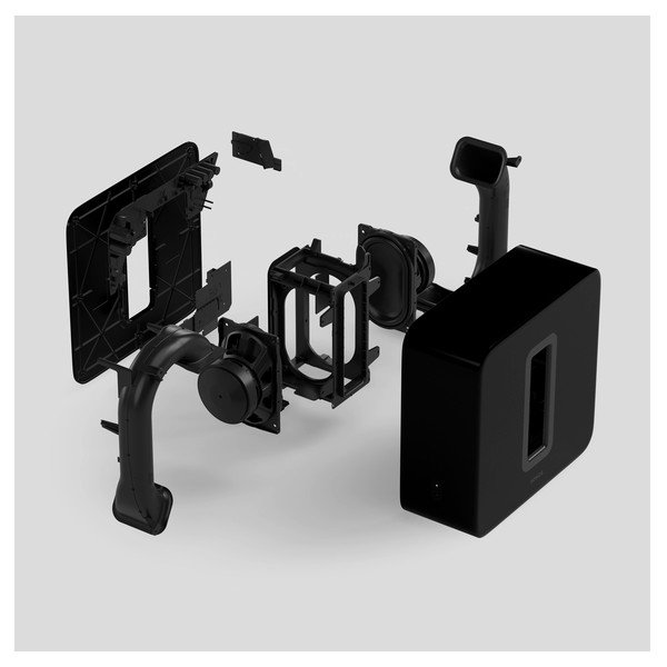 Čierny prenosný reproduktor Sonos Sub-image-1