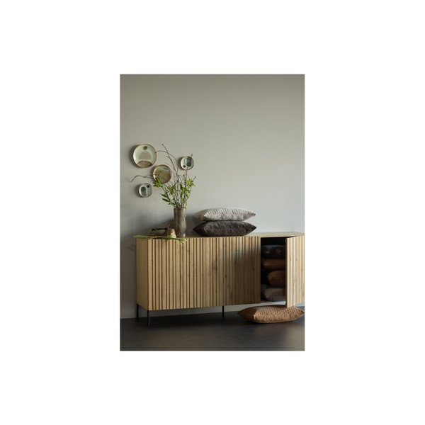 Karamelovohnedý dekoratívny vankúš WOOOD Fallon Toffee, 40 x 60 cm-image-2